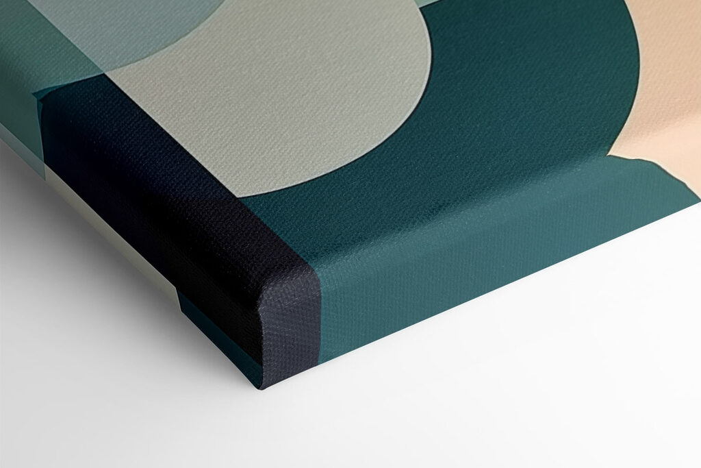 Colorful art piece with different shapes