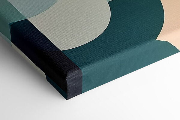 Colorful art piece with different shapes