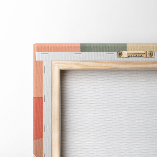 Colorful art piece with different shapes