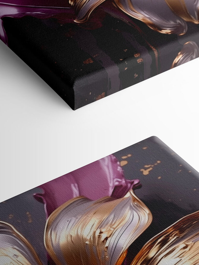 Beautiful flower with flowing petals