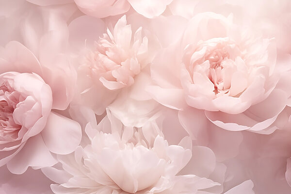 Gruppe von rosa Blumen Gruppe von rosa Blumen