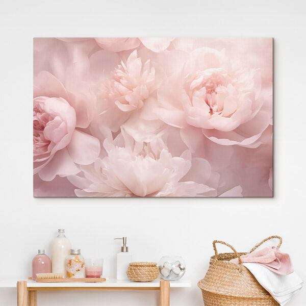 Gruppe von rosa Blumen Gruppe von rosa Blumen