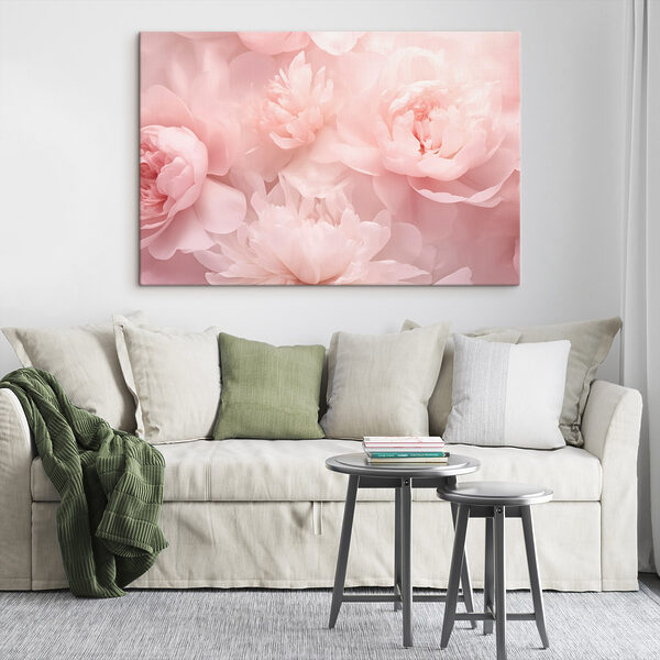 Gruppe von rosa Blumen Gruppe von rosa Blumen