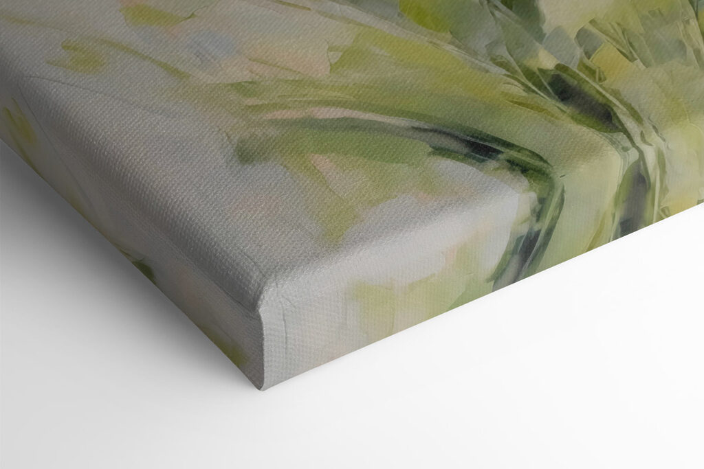 Painting of white tulips