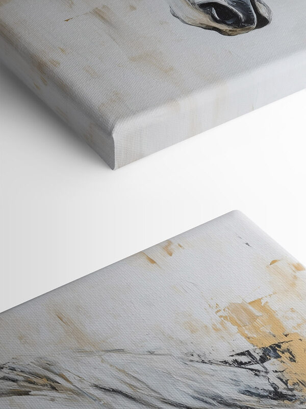 Painting of a white horse