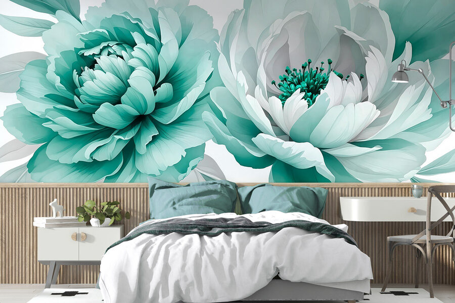 Florale Eleganz in sanften Farbtönen