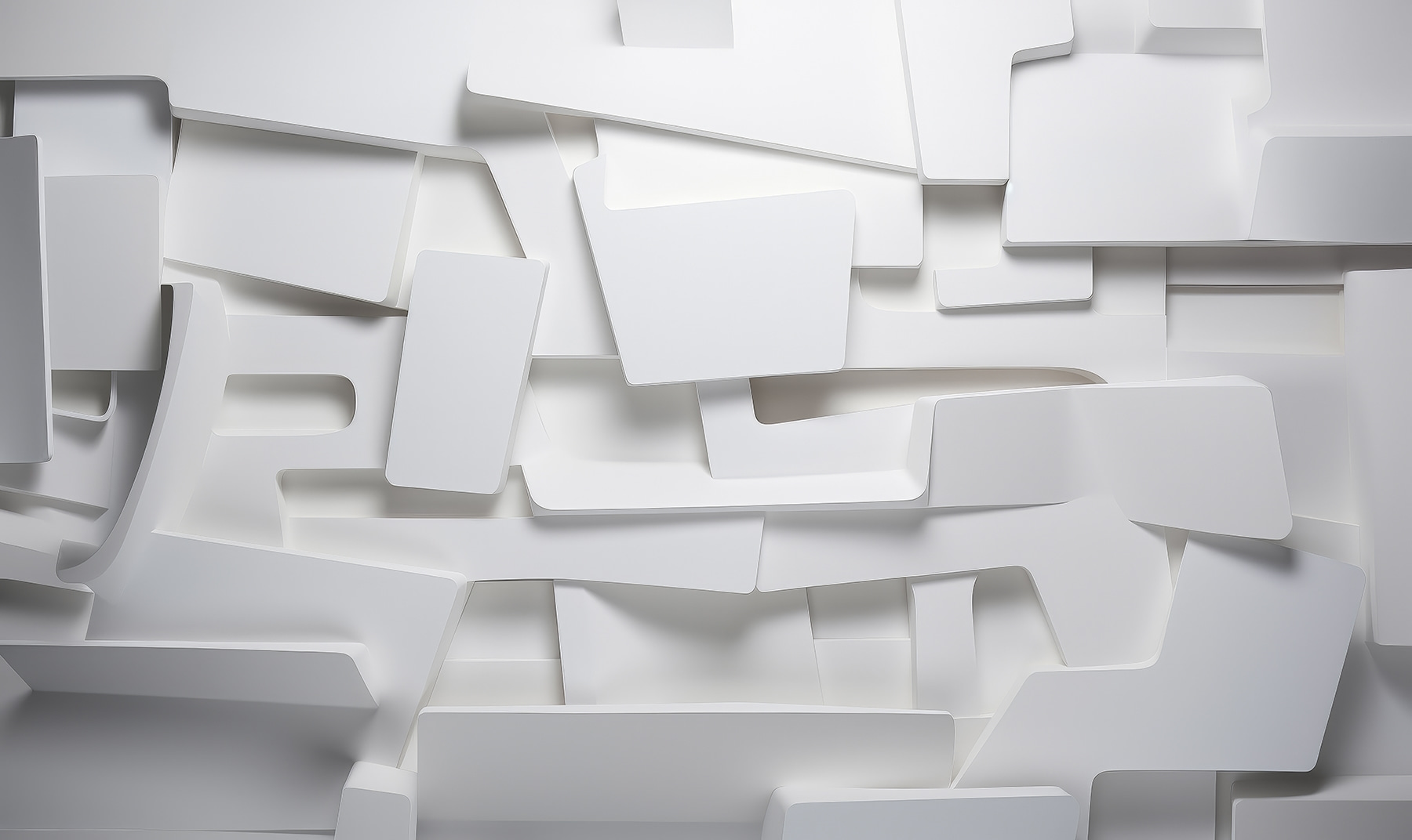 White wall with many rectangles White wall with many rectangles