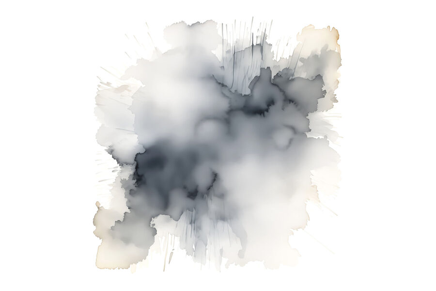 Schwarze und weiße Wolke