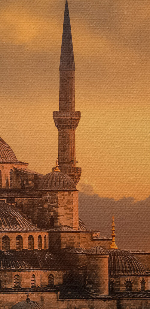 Large building with towers and towers