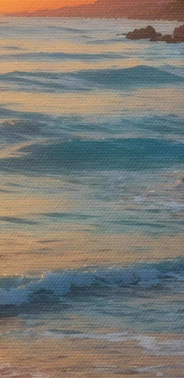 Sonnenuntergang über einem Strand Sonnenuntergang über einem Strand