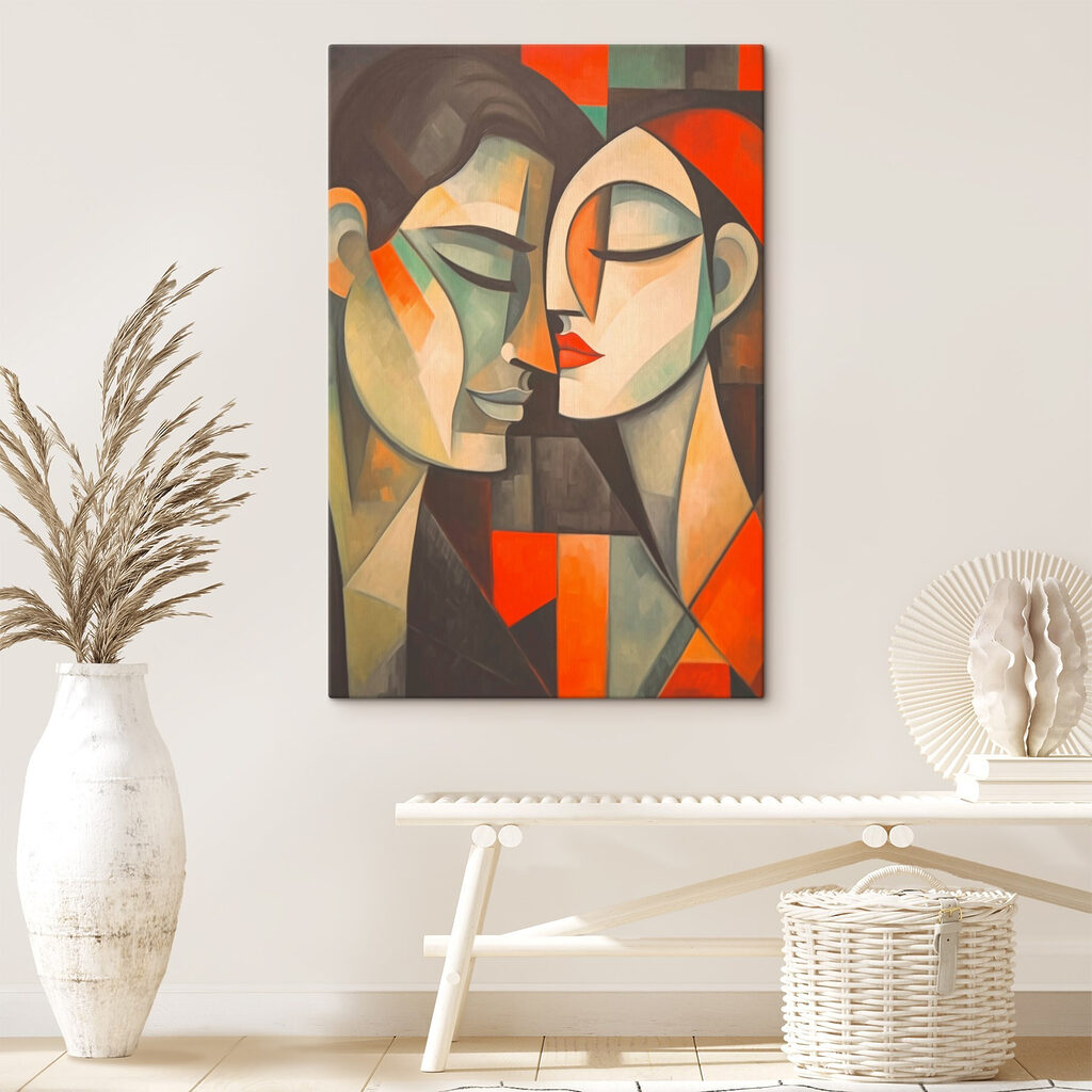 Painting of two women Painting of two women