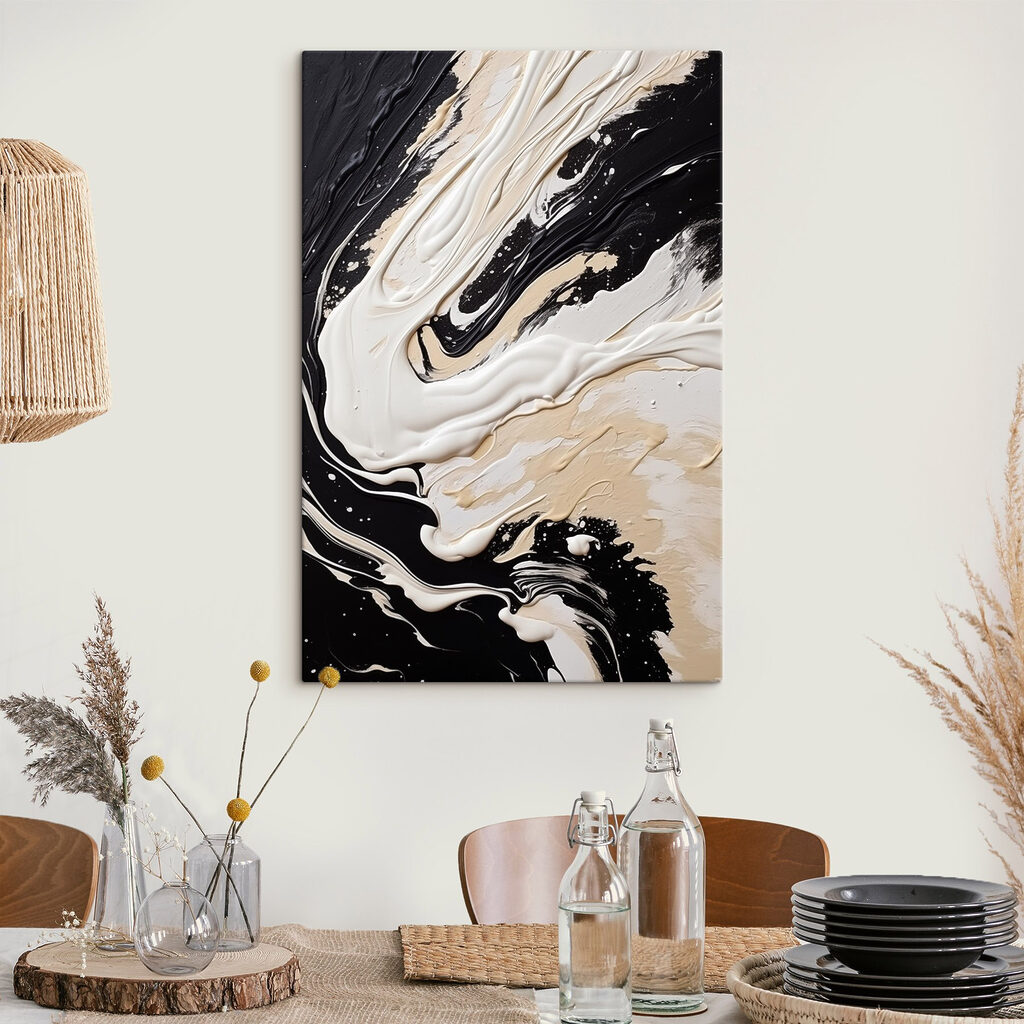 Black and white paint Black and white paint