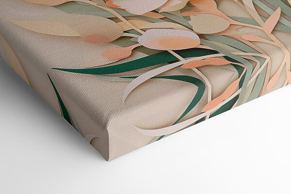 Ausgeschnittenes Papier mit Blumen Ausgeschnittenes Papier mit Blumen