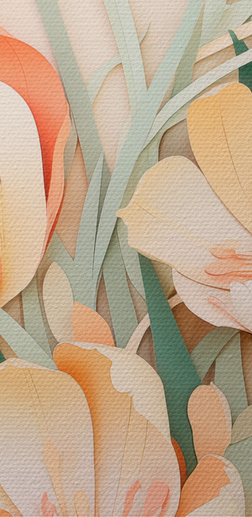 Ausgeschnittenes Papier mit Blumen Ausgeschnittenes Papier mit Blumen