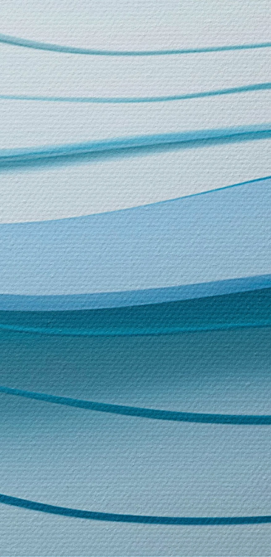 Blaue und weiße Wellenlinien