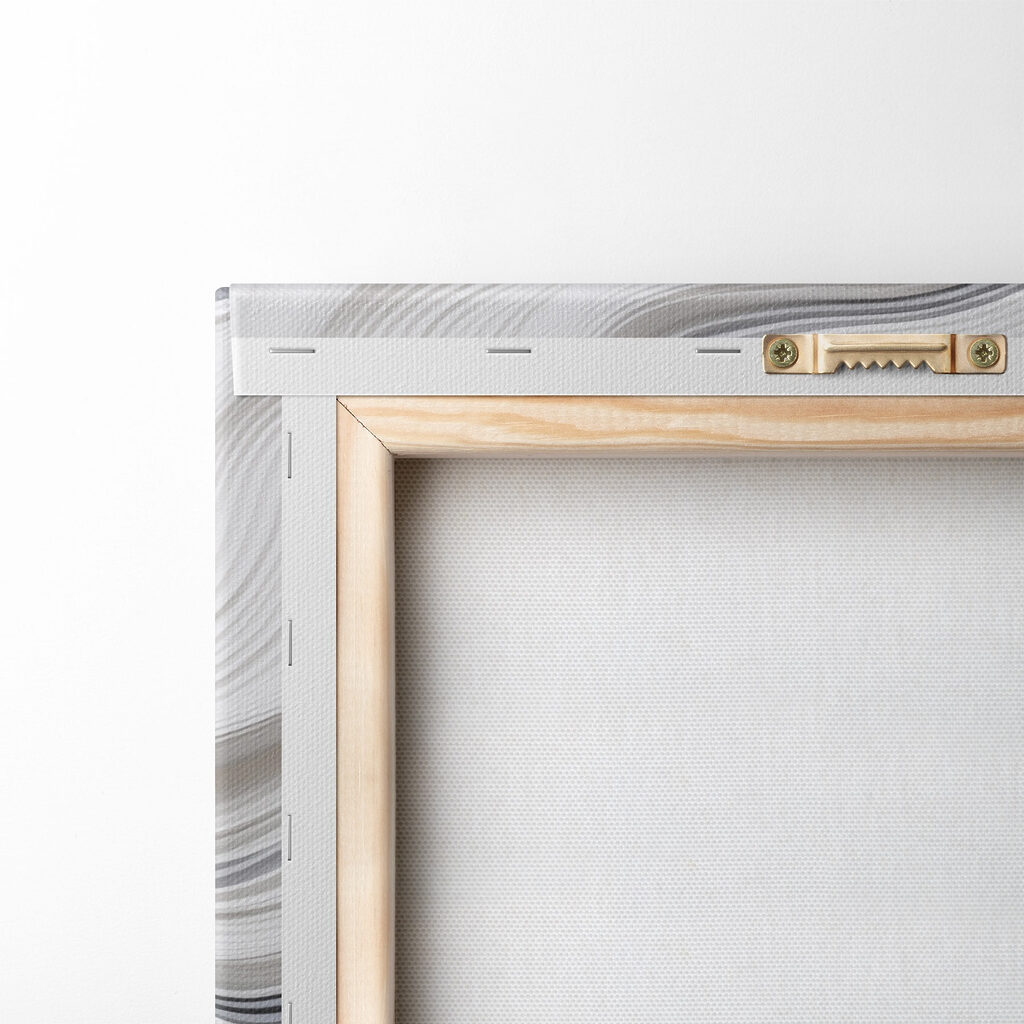 White and black wavy lines