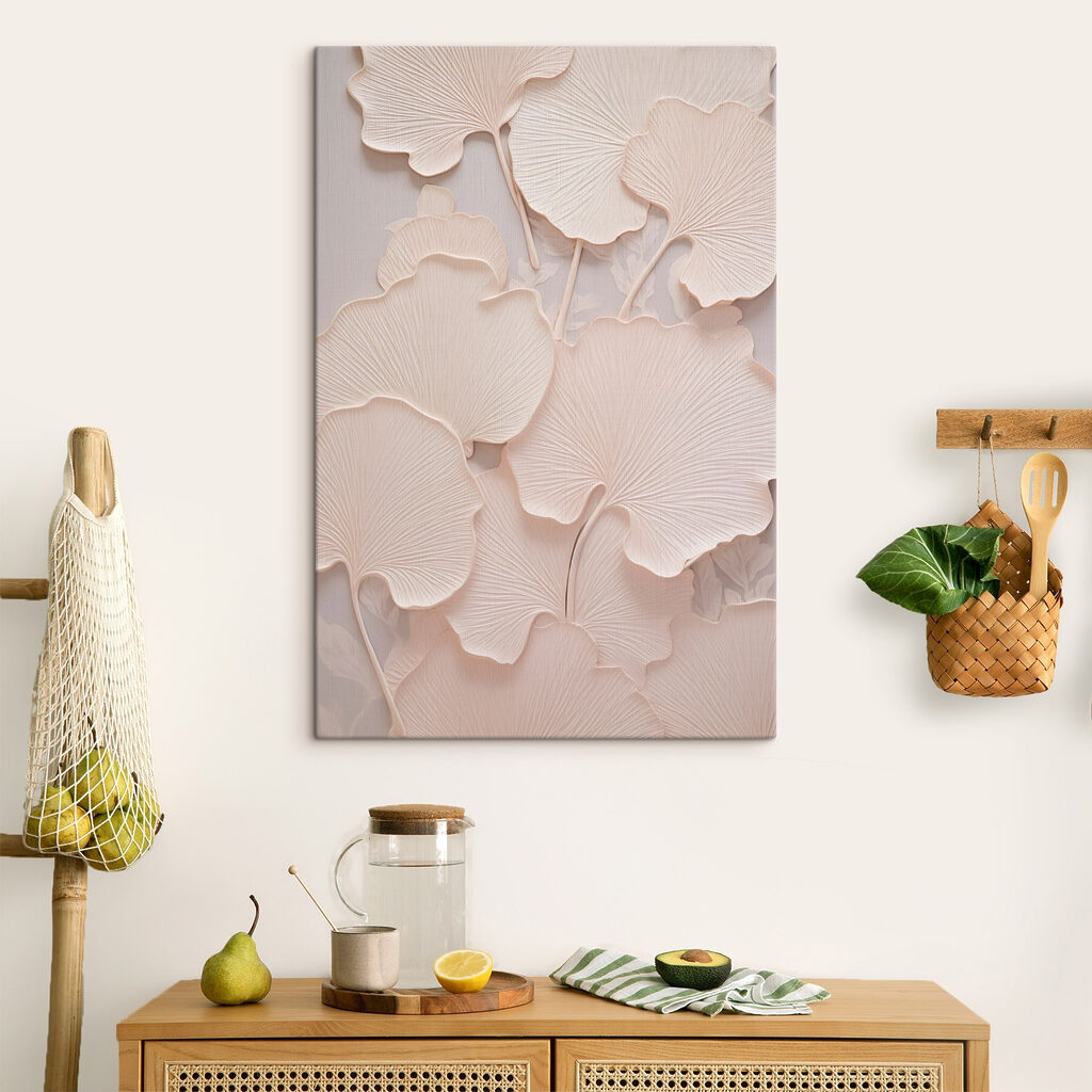 Group of white leaves