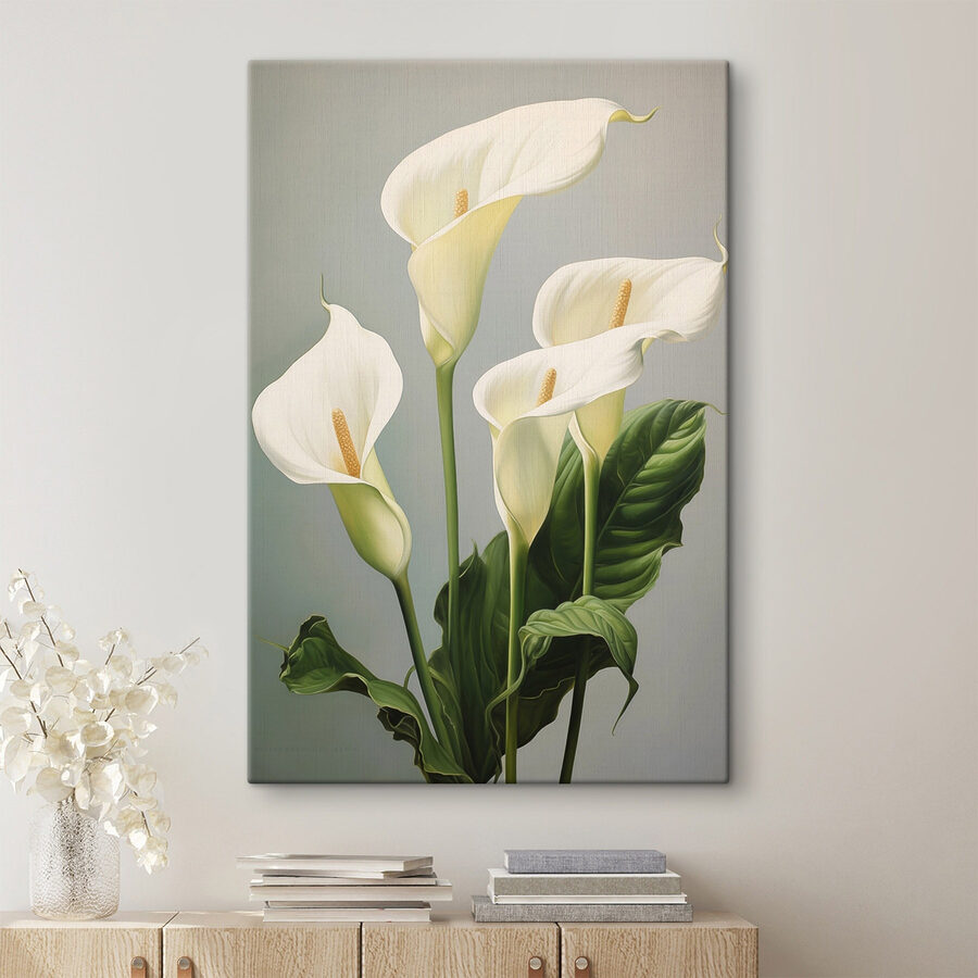 Elegante weiße Blüten in weichem Licht