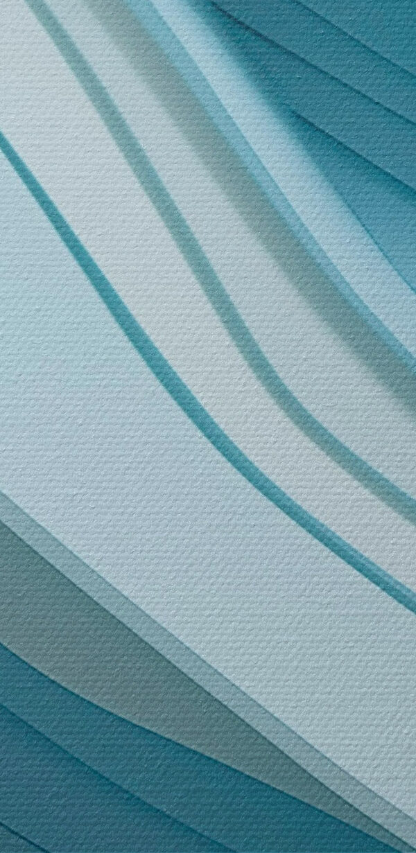 Blue and white wavy lines