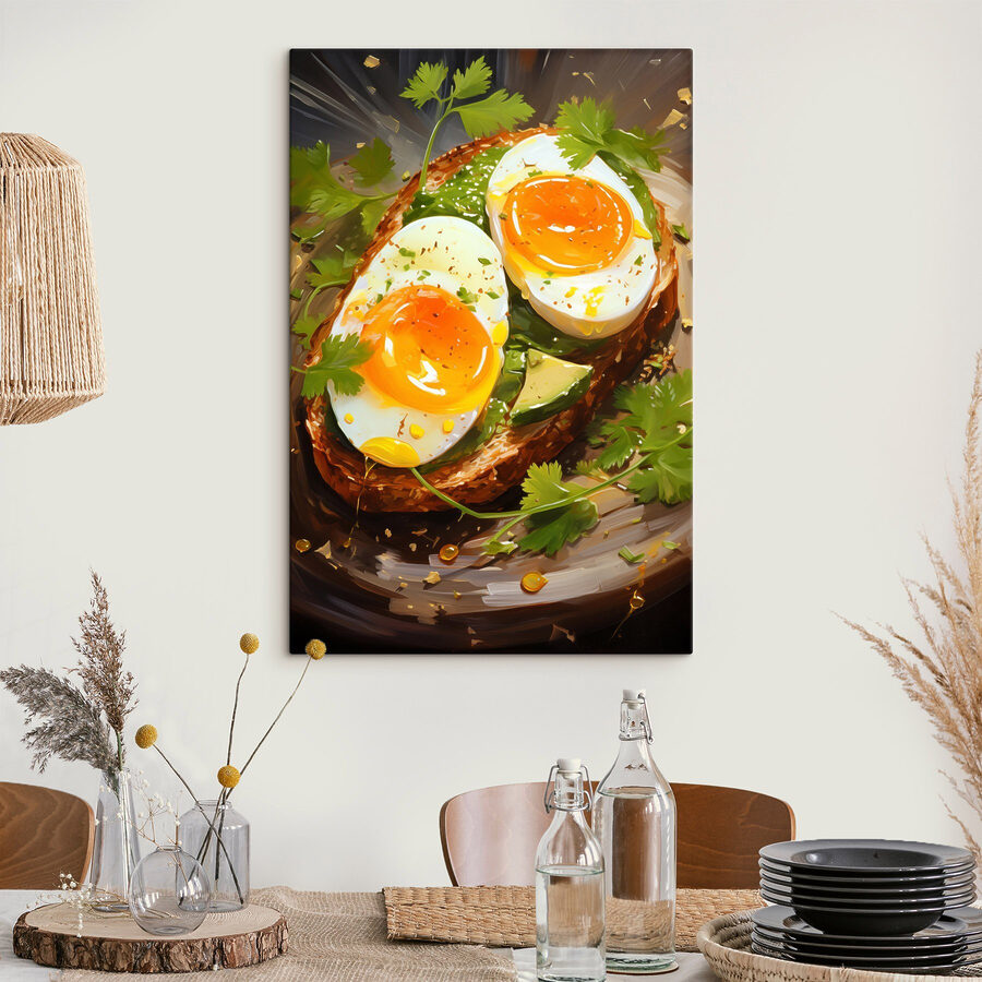 Frühstücksgenuss auf Avocado-Toast.