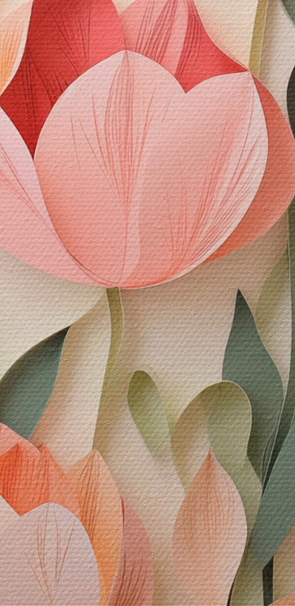 Paper cut out of flowers