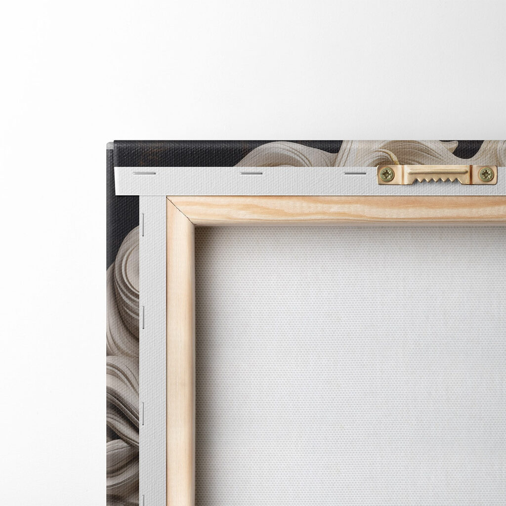 Statue of a woman with long hair