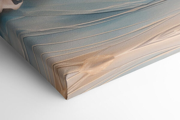 Gentle waves caressed by soft hues