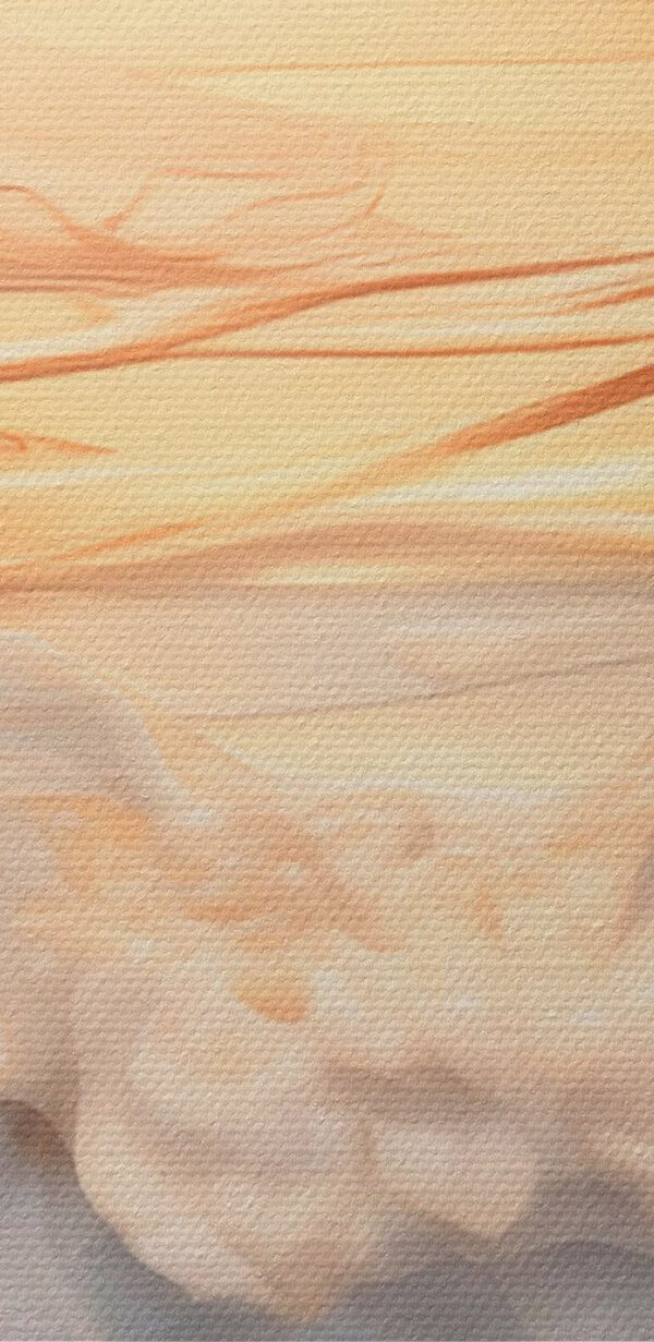 Gentle waves caressed by soft hues