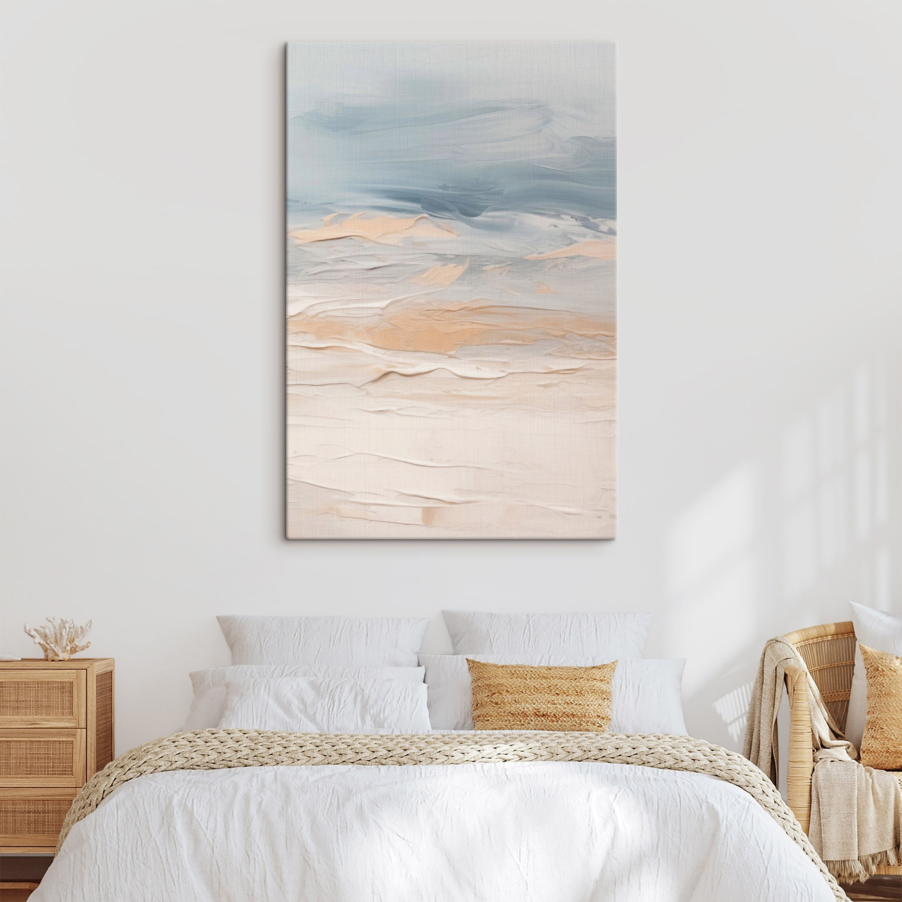 Abstract waves in soft pastel hues Abstract waves in soft pastel hues