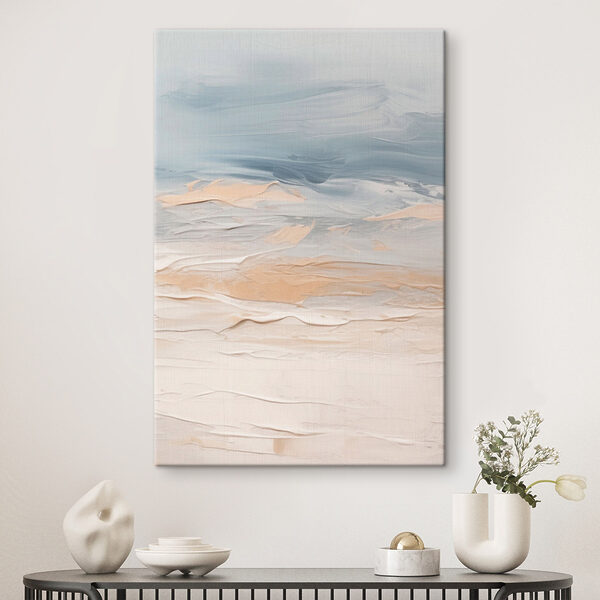 Abstract waves in soft pastel hues Abstract waves in soft pastel hues