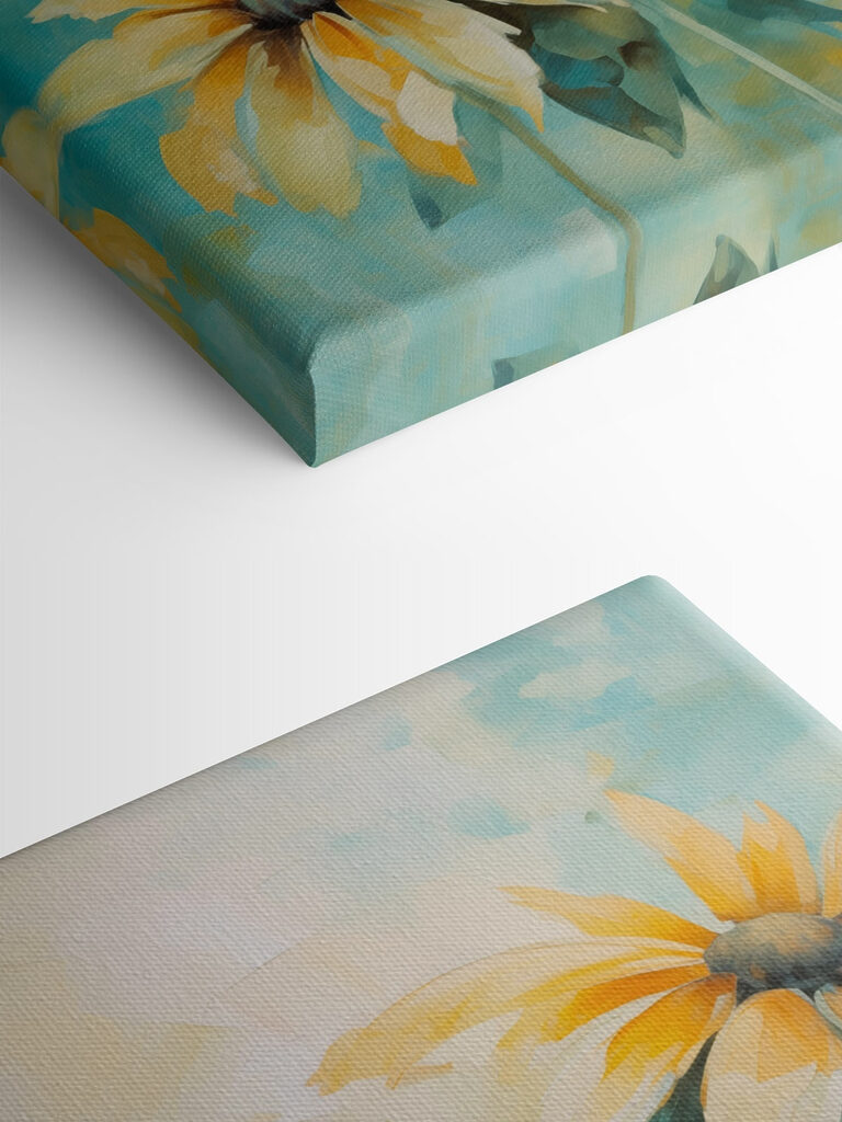 Painting of yellow flowers