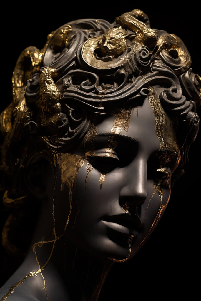 Elegant sculpture with intricate details