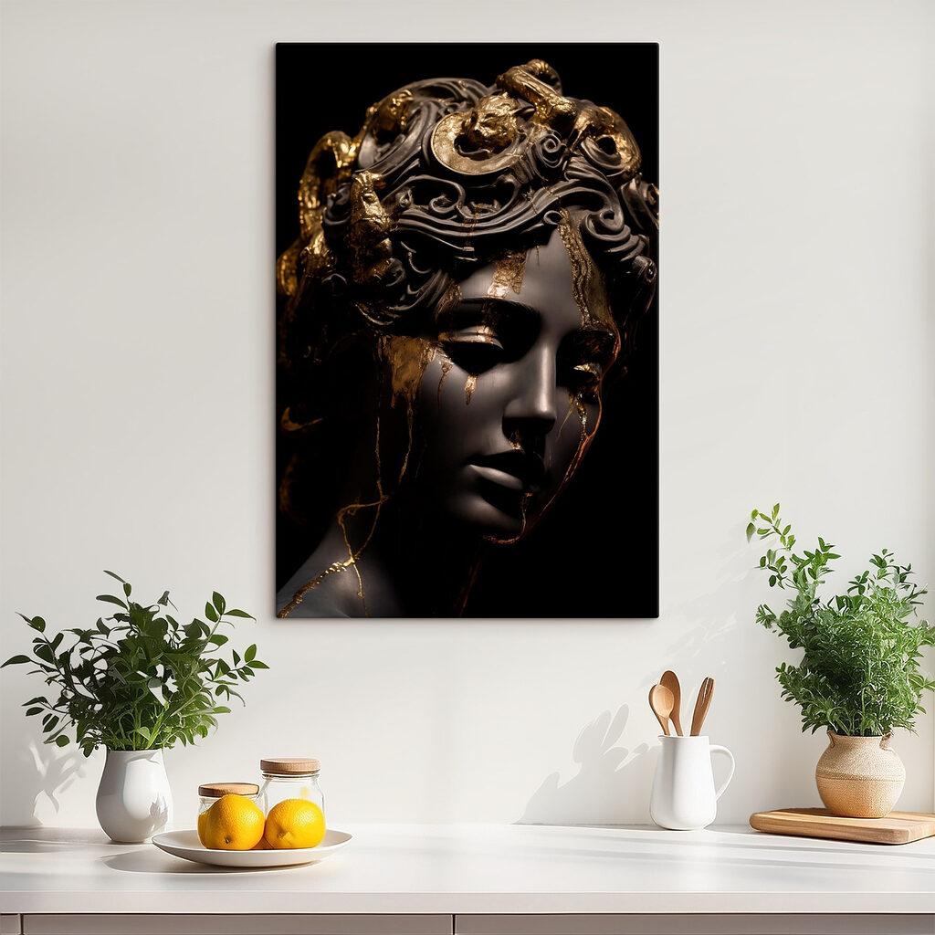 Elegant sculpture with intricate details