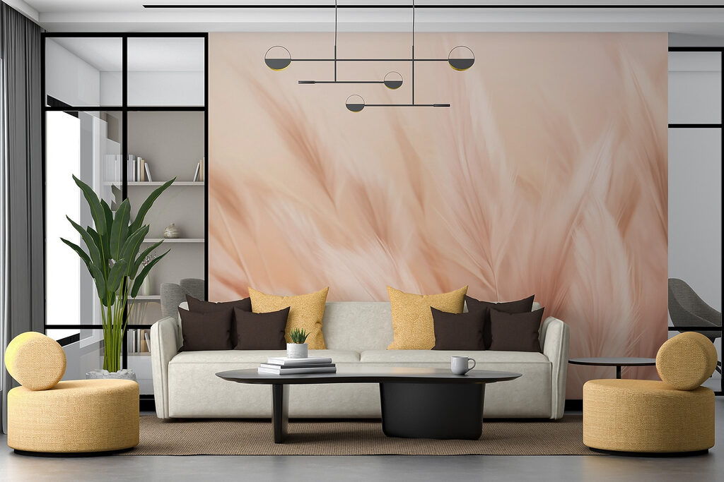 Gentle waves of soft feathers