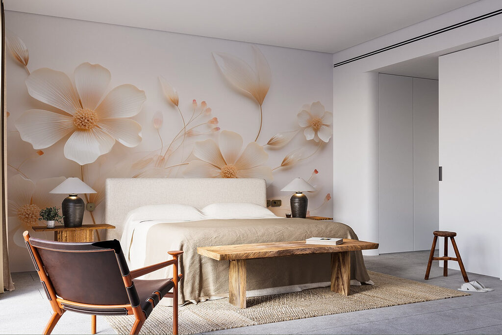 Delicate blooms on a soft backdrop