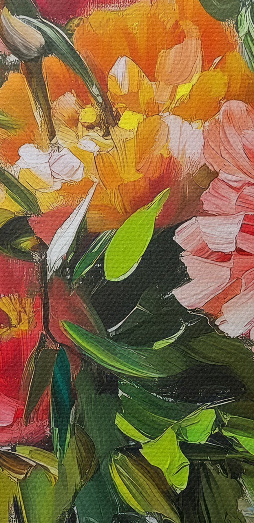 Gemälde von Blumen in einer Vase Gemälde von Blumen in einer Vase