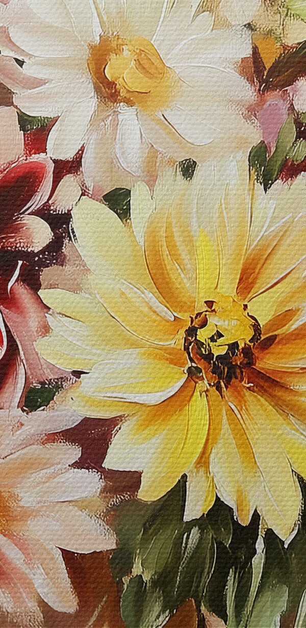 Gemälde von Blumen in einer Vase Gemälde von Blumen in einer Vase