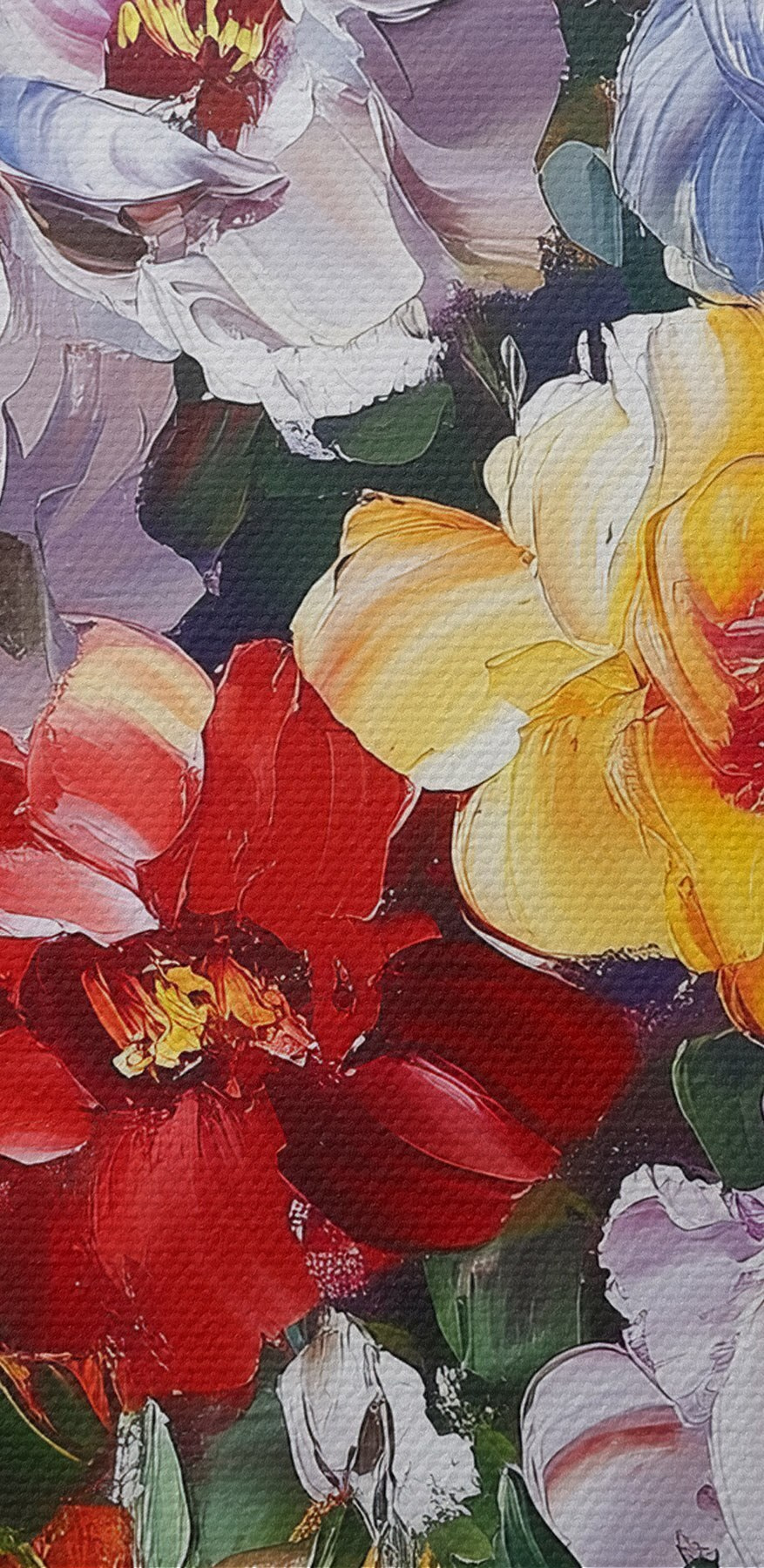 Gemälde von Blumen in einer Vase