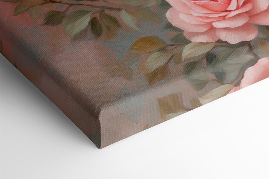 Gemälde von rosa Rosen Gemälde von rosa Rosen
