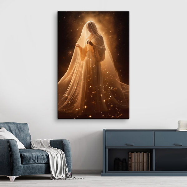 Frau im weißen Kleid Frau im weißen Kleid