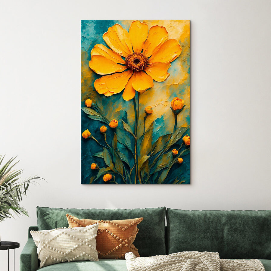 Gemälde einer Blume