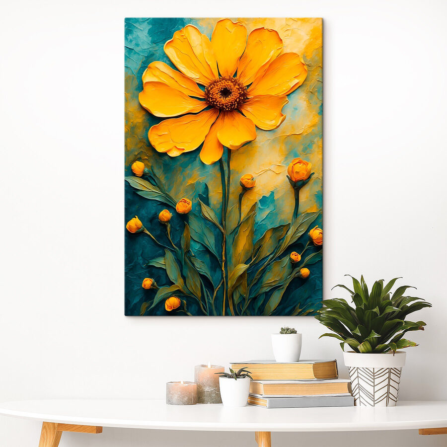 Gemälde einer Blume