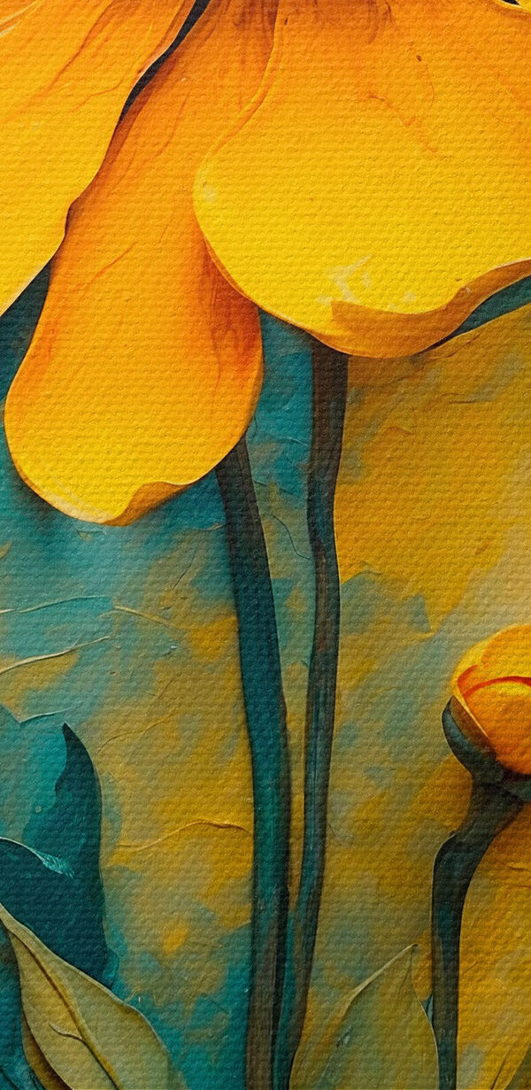 Gemälde einer Blume Gemälde einer Blume