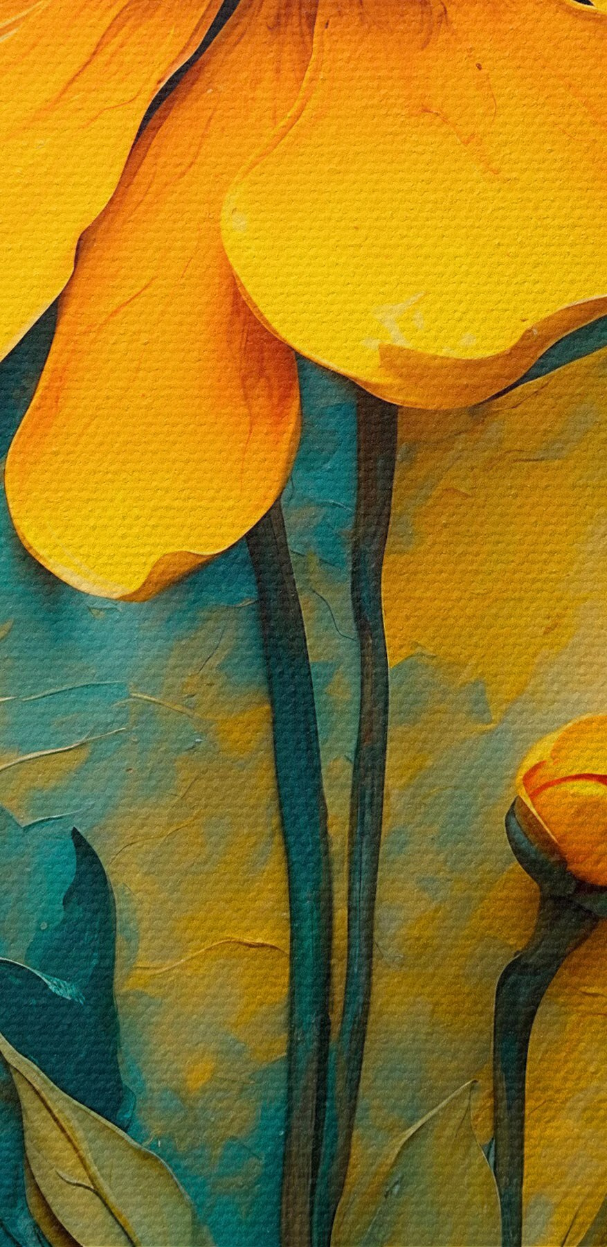 Gemälde einer Blume