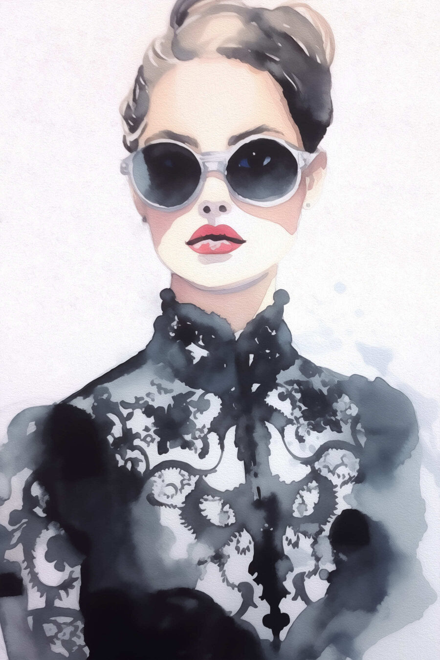 Frau mit Sonnenbrille