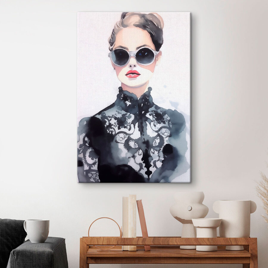 Frau mit Sonnenbrille
