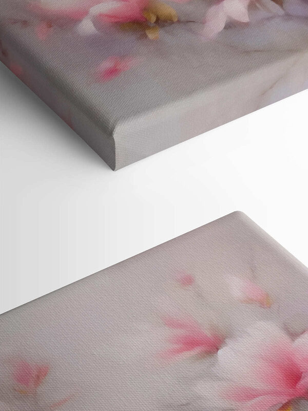 Painting of pink flowers Painting of pink flowers