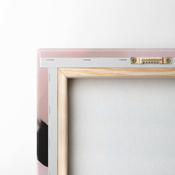 Woman with a high hair updo