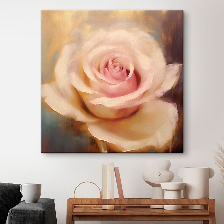 Wandbilder Elegantes Rosa in sanften Tönen
