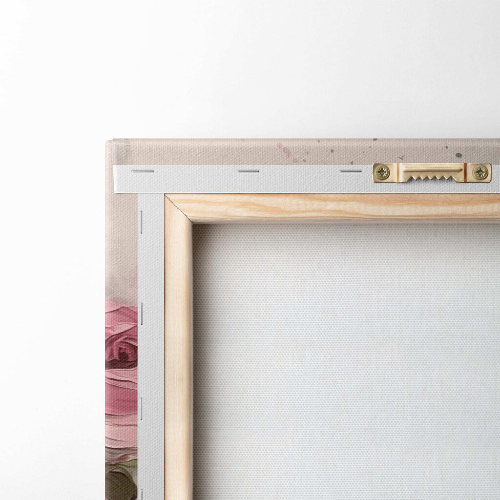 Painting of pink roses